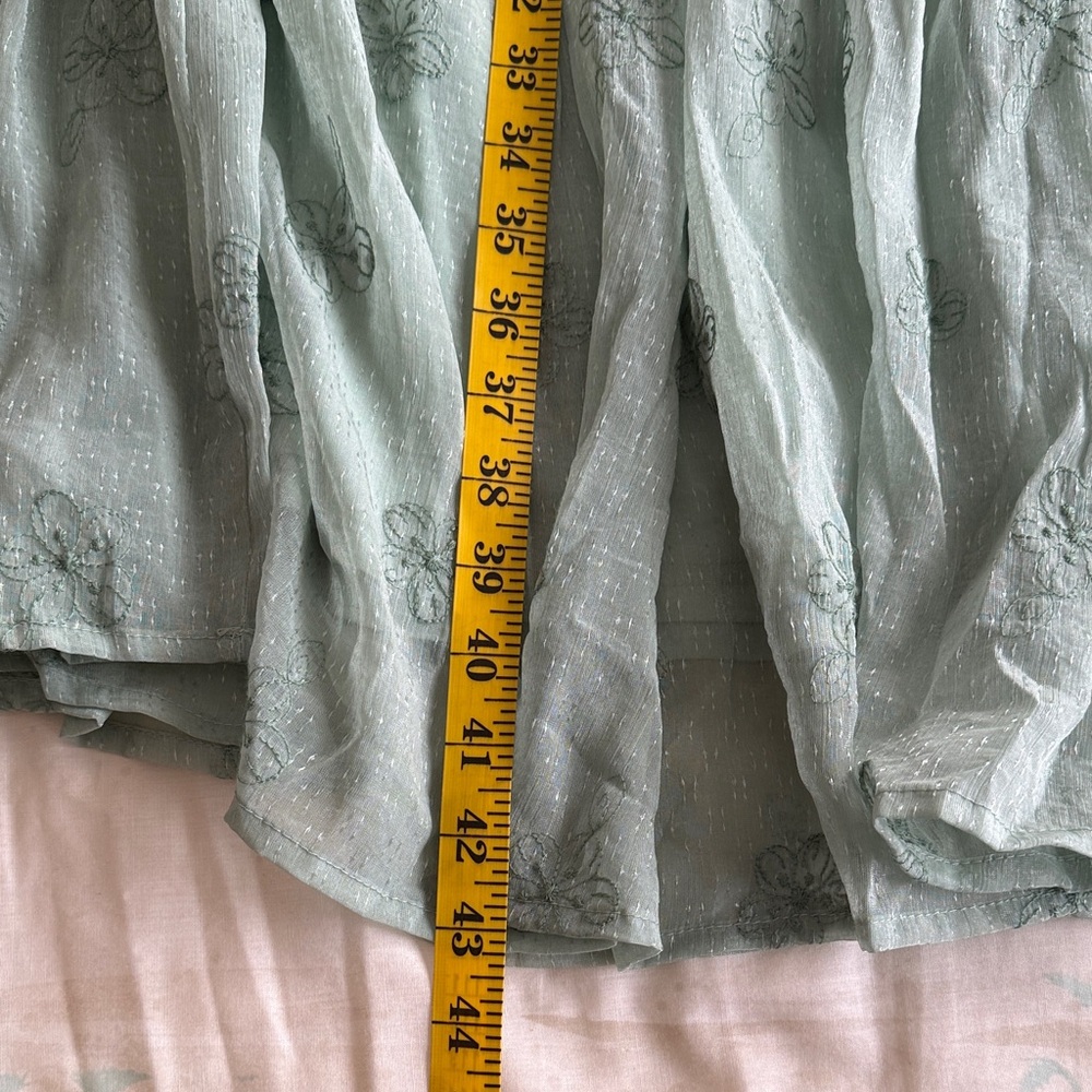 Listicle Mint Green Puff Sleeve Dress - Picture 5 of 14